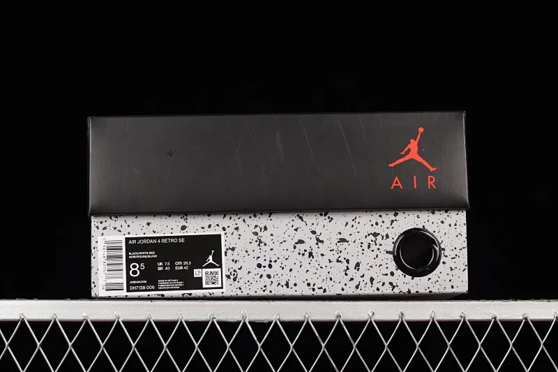 All categories Air Jordan Jordan series basketball shoes Air Jordan 4 L version Air Jordan 4 Retro "Olive Canvas" AJ4 Joe 4 black and gray denim DH7138-006